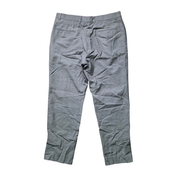 Tommy Hilfiger Dress Pants Men 36x30 Gray Wool Straight Leg Formal - Picture 4 of 5